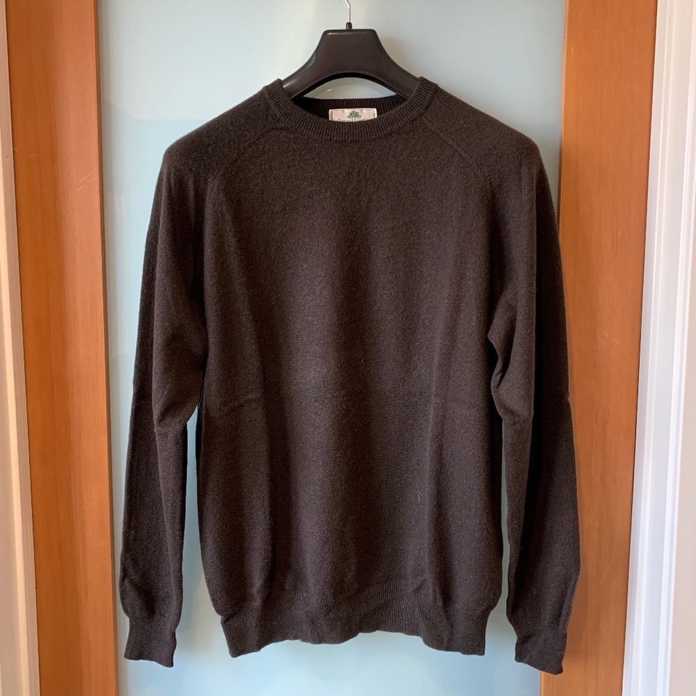 Carroll & Co brown cashmere sweater